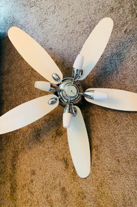 52" CEILING SUSPENDED FAN WITH LIGHT
