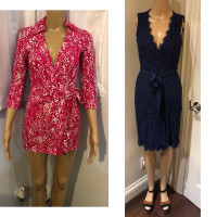 Diane Avon Furstenberg Romper & Lace Wrap Dress