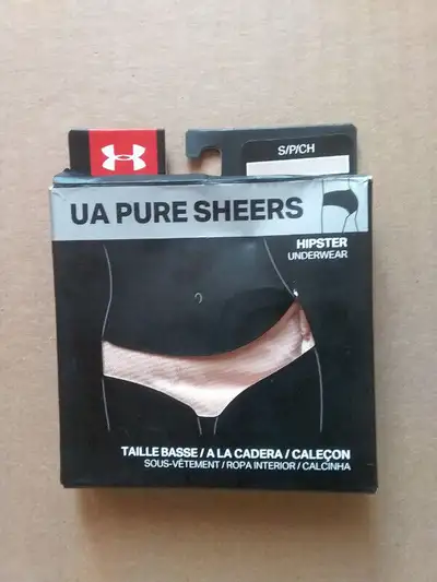 Women's UNDER ARMOUR Pure Stretch Sheer Hipster Underwear Beige, View more