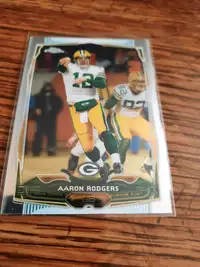 Aaron rodgers topps chrome refractor 83