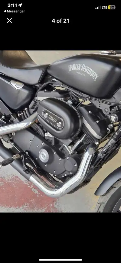 Phyton exhaust Relocated side mirrors Aftermarket gas tank cap