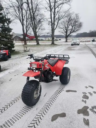 Very clean Honda 250sx All original Electric start works Well maintained Hard to find these trikes n...