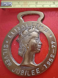 Bridle medallion, 1952 1977 Jubilee, in Penticton