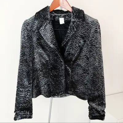 NWOT - Vex Collection - (Size 6) Women's Suede Fur Coat Jacket, View more
