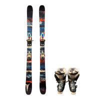 Atomic Supreme Skis - Women's 2015 + Bindings + Boots Size 25