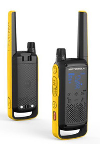 Motorola Solutions 2xT470 TwoWay Radio Black Yellow Rechargeable