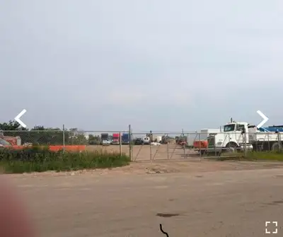 Semi truck trailer heavy equipment storage yard for rent! located near by LRT Station, Fort Road. Ve...