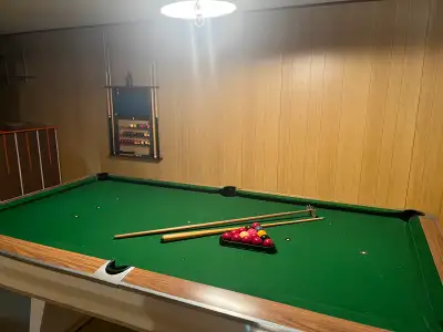Free Pool Table – Full Size w/ Accessories – Must Go Fast, View more