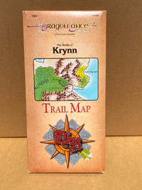 Dungeons & Dragons - Role Playing Game - Krynn Trail Map - TM3