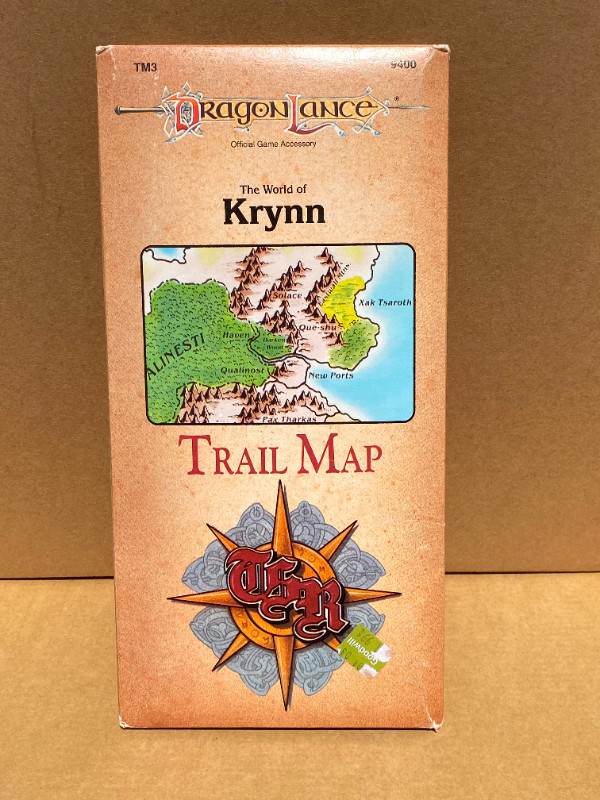 Dungeons & Dragons - Role Playing Game - Krynn Trail Map - TM3 in Other in City of Toronto