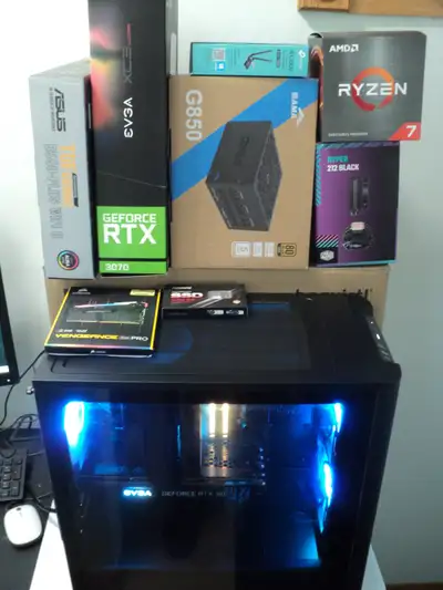 Gaming PC- R7 5800XT, GTX 3070, 32 GB Ram, 1TB NVME, more, View more