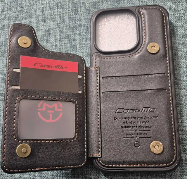 CASEME WALLET CASE FOR IPHONE 16 PRO in Cell Phone Accessories in Mississauga / Peel Region - Image 3