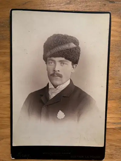 1800s Salvation Army photo  portrait antique Manitoba Rowe, View more