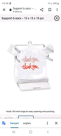 NEW/ NEUF, Support à sacs en plastique/ Plastic bags holder 