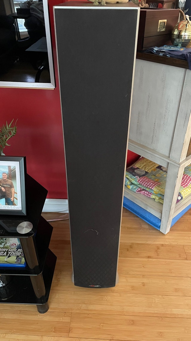 Set of Polk Audio Monitor 7 floor standing speakers Speakers Saskatoon Kijiji