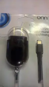 ONN Lightning Wall Charger, for iPod/ iPhone