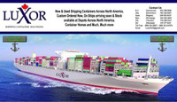 ; LUXOR SHIPPING CONTAINER SOLUTIONS  (NEW AND USED SEA CAN SALE