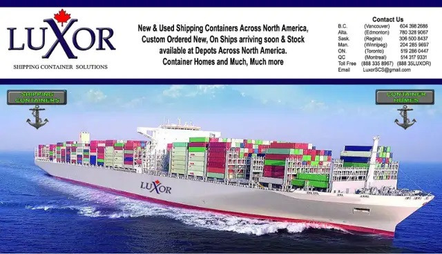 ; LUXOR SHIPPING CONTAINER SOLUTIONS  (NEW AND USED SEA CAN SALE in Other Business & Industrial in Peterborough - Image 2