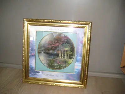 Thomas Kinkade framed "Blessings of Faith" number A0025 will sell for $70 first come first serve, vi...