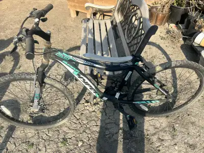 Selling a TYAK 26 Viking Trail mountain bike that's ready for new adventures! This bike has seen som...