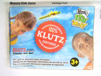 Wendy's kids meal toy, Klutz Memory Game 2004, new.
