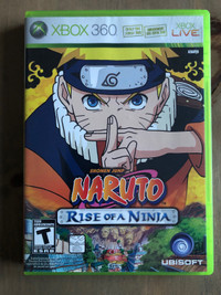 Naruto Rise of a Ninja CIB Xbox 360