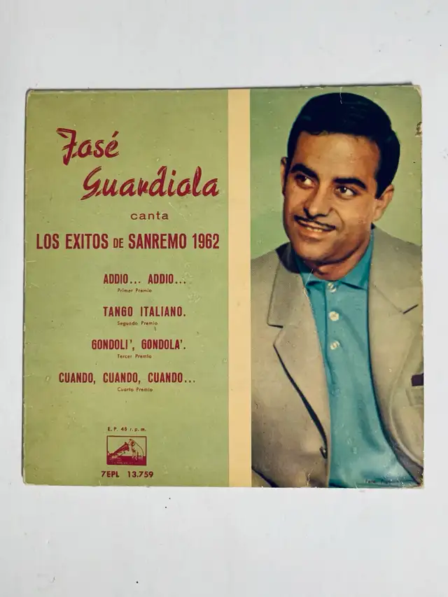 Jose Guardiola - Addio… Addio… (7” Vinyl EP/ Import /Pic Sleeve)