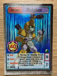 Medabots Playing Game Cards - 2 holo/17 nonholo - MP