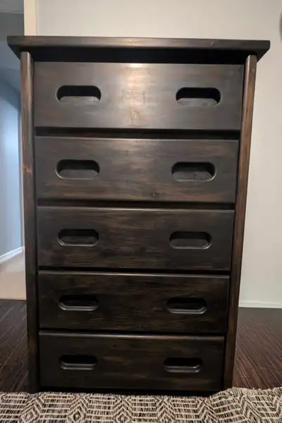 Rustic 5-Drawer Wooden Dresser, View more