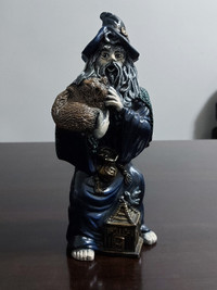 Hand Painted Wizard Statue
