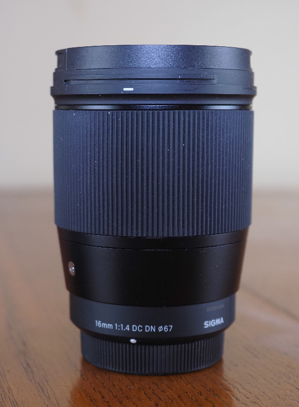 Sigma 16mm f1.4 DC DN lens for M4/3s cameras for sale in Cameras & Camcorders in Mississauga / Peel Region - Image 2