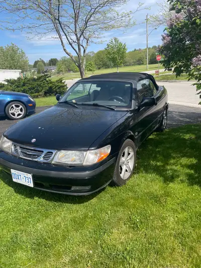 SALE 2001 Saab 9-3 convertible . Very nice rust free Saab automatic convertible with still only 139,...