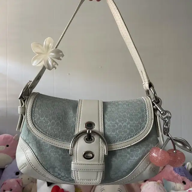 Coach White and Blue Mini Soho Shoulder Bag in Women's - Bags & Wallets in City of Toronto - Image 2