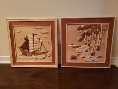 Art wall in Wood, View more