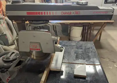 DeWalt 740 radial arm saw, View more
