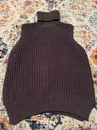 NEW Knitted Grey Sweater Vest