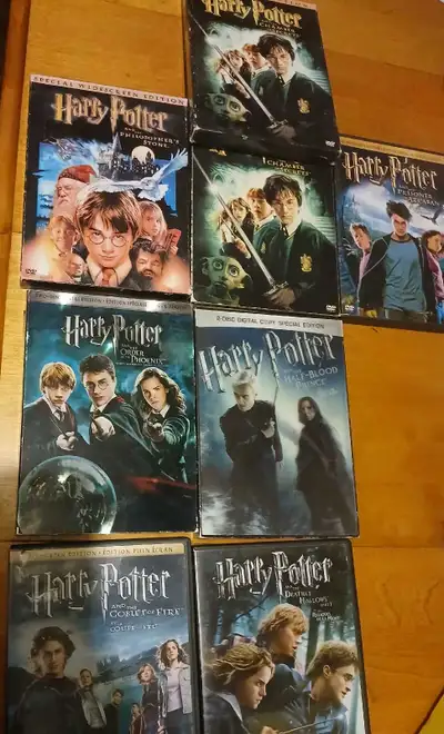 Harry potter dvds , View more