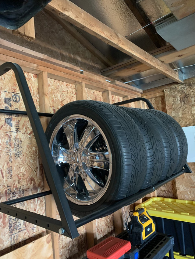 Custome chrome rims with hankook tires in Tires & Rims in Oakville / Halton Region - Image 2