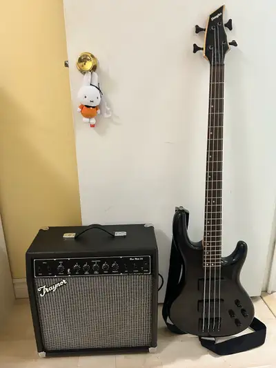 Doughlas Bass Guitar & Amp Combo, View more