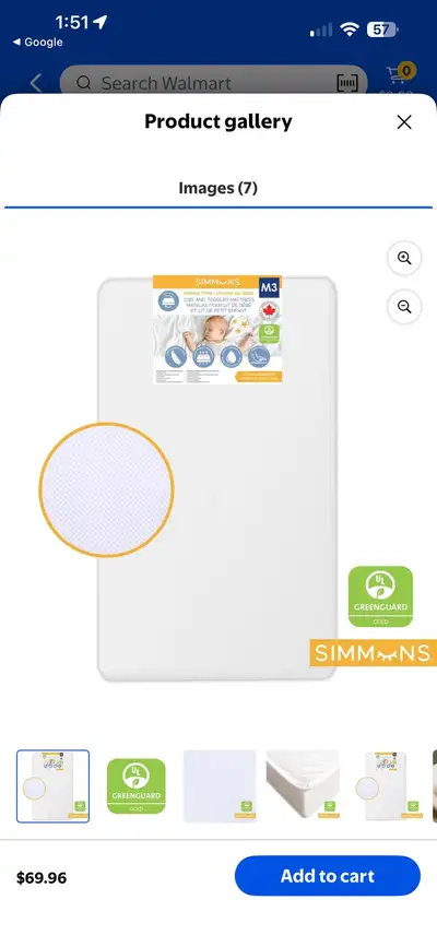 Toddler Crib Mattress, View more