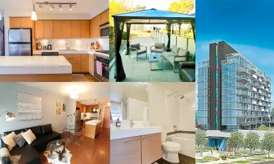 MODERN FULLY FURNISHED 1 BEDROOM + 1 BATH + DEN + PRIVATE 1200 SQ FT TERRACE + STORAGE + PARKING + U...