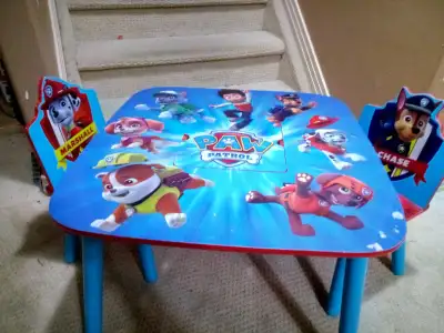 paw patrol table and chairs, View more