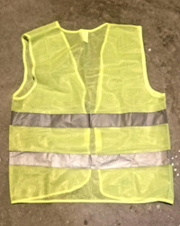 High visibility vest construction cycling safety reflective glow