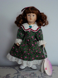Porcelain  Doll by RUSS: Clean: Like NEW:Smoke Free