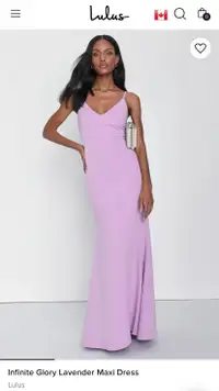 Grad dress - lavender 