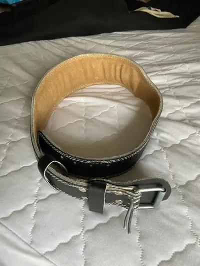 Go Zone Leather weight lifting belt (Lg/Xl), View more