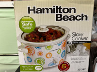 Slow cooker Hamilton beach