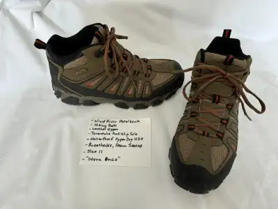 MENS' HIKING AND DRESS SHOES, SIZE 11, "LIKE NEW", View more