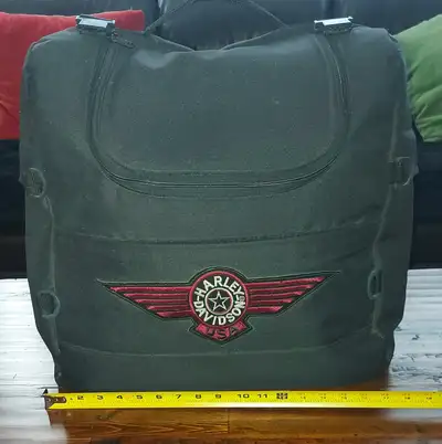 2 motorcycle luggage can fit small or large backrest made of heavy duty denair materials the smaller...