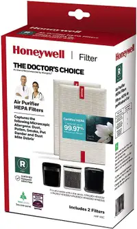 Honeywell HRF-R2C HEPA Replacement Filters 2 Pack